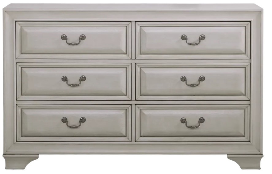 Recalled Mill Valley Jr. six-drawer youth dresser (White)