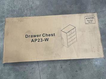Model number “AP23-W” is printed on the product packaging