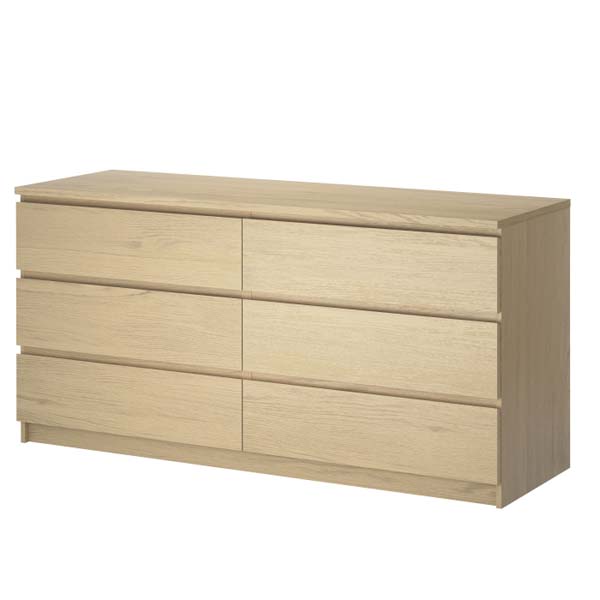 Recalled IKEA MALM 6-drawer dresser