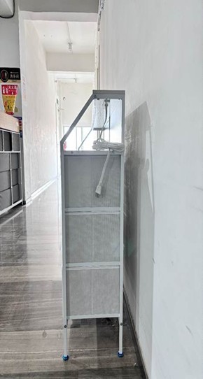 Recalled KKL Fabric 9-Drawer Dresser in white (side)